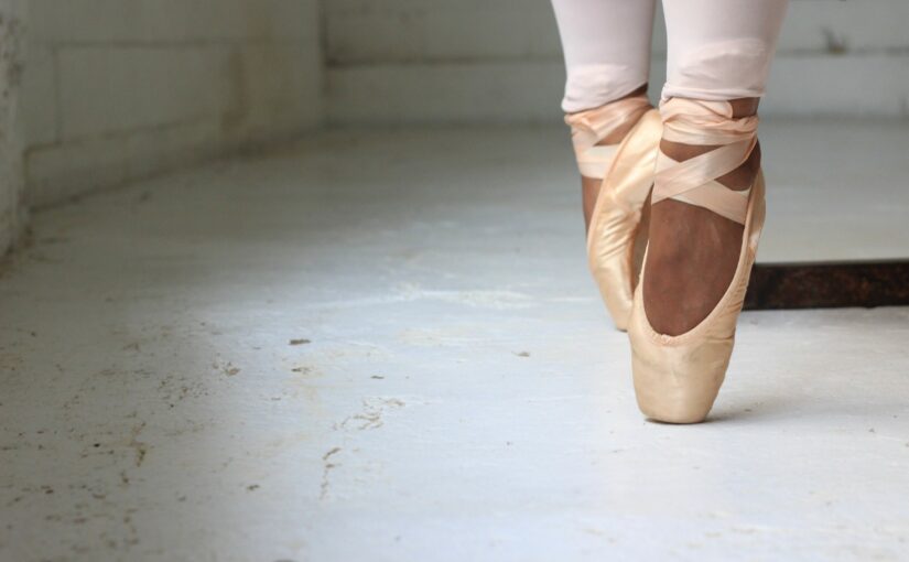 ballet shoes en pointe
